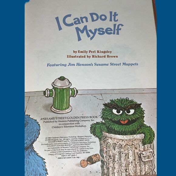 I Can Do It Myself:  Featuring Jim Henson's Sesame Street Muppets HardCover Book - Picture 3 of 10
